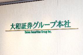 Daiwa Securities Group signboard and logo